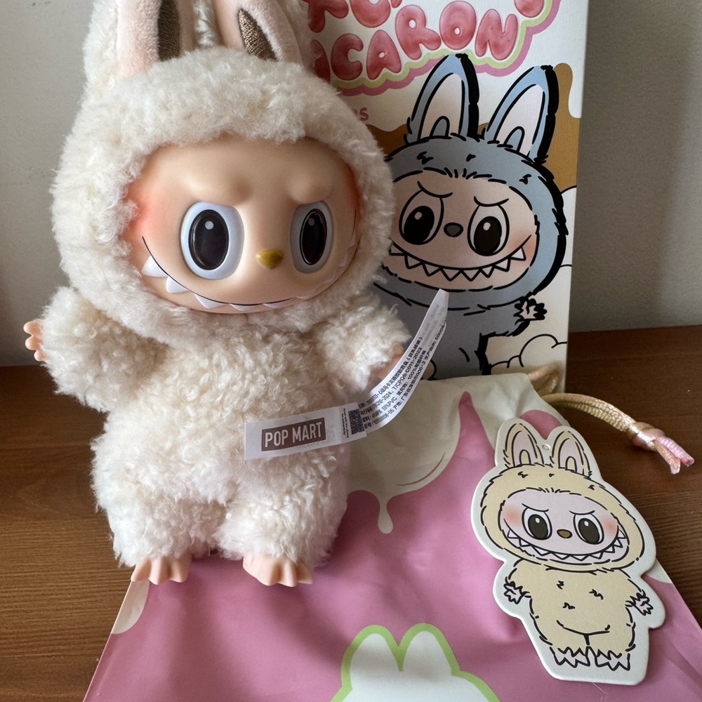 AUTHENTIC Pop Mart Labubu The Monsters Exciting Macaron Soymilk